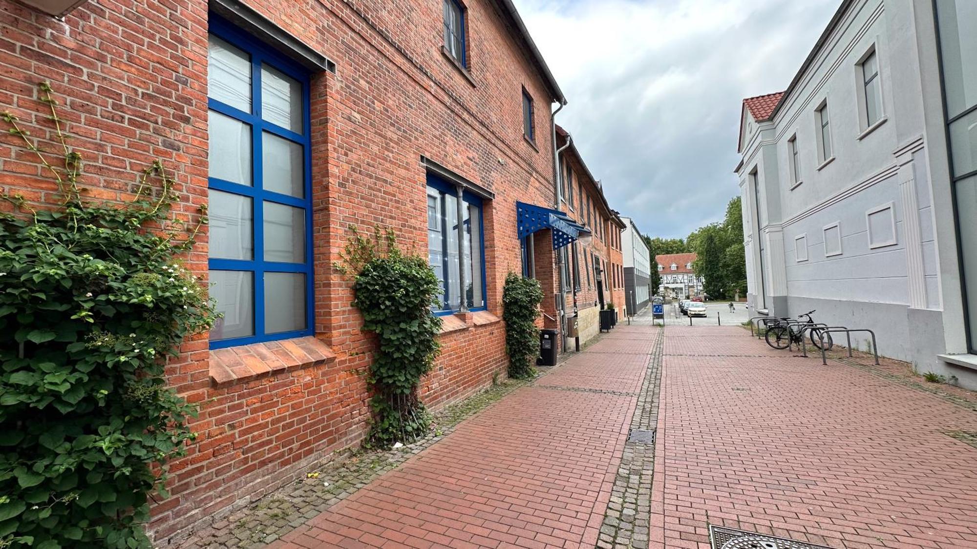 Innenstadt 2-Zi Mit Kueche, Wifi, Schreibtisch Nienburg  Exterior foto